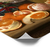 Stilleven van Sinaasappels door Rafael Romero Barr Poster (Hoek)