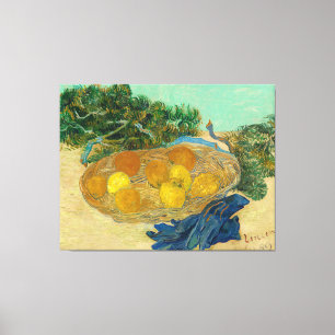 Stilleven van Sinaasappels en citroenen Vincent Go Canvas Afdruk