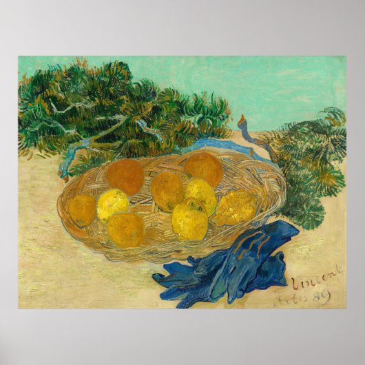 Stilleven van Sinaasappels en citroenen Vincent Go Poster (Voorkant)