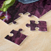 Stilleven van tulpen in roze legpuzzel (Zijkant)