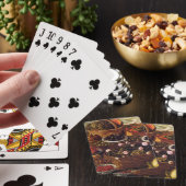 Stilleven van Vincenzo Campi Pokerkaarten (Insitu)