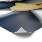 Stilleven van zilveren en gouden appels poster (Hoek)