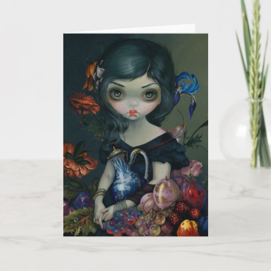 "Stilleven VI:  Het Portret-Wenskaart Kaart (Voorkant)