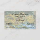 Stilleven Vier geslepen zonnebloem van Vincent van Visitekaartje (Voorkant)