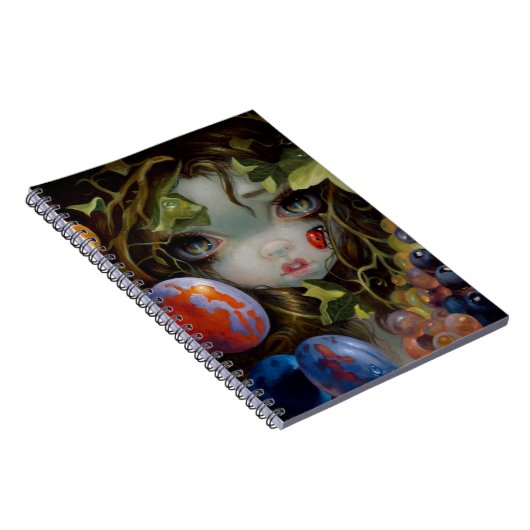 "Stilleven VIII: Lieveheersbeestje" notebook Notitieboek (Rechterzijde)