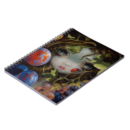 "Stilleven VIII: Lieveheersbeestje" notebook Notitieboek (Linkerzijde)