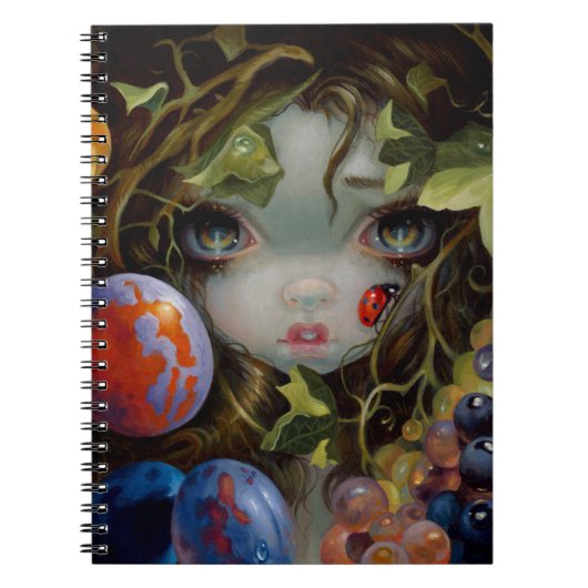 "Stilleven VIII: Lieveheersbeestje" notebook Notitieboek (Voorkant)