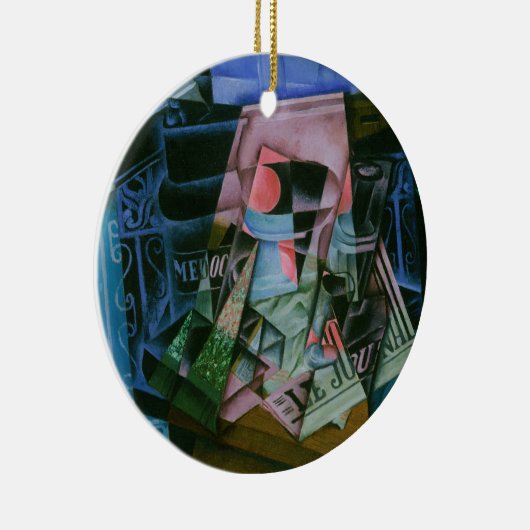 Stilleven voor een open raam van Juan Gris Keramisch Ornament (Rechts)