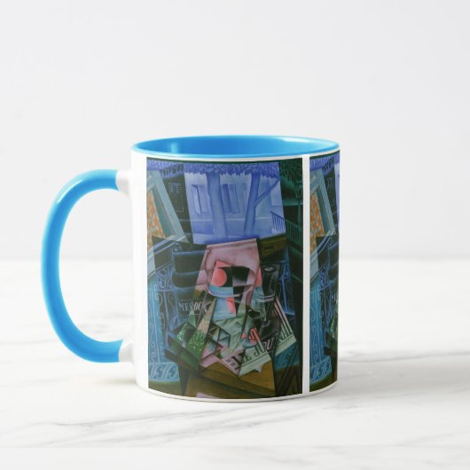 Stilleven voor een open raam van Juan Gris Mok (Links)