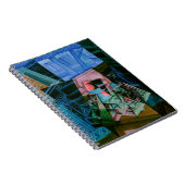 Stilleven voor een open raam van Juan Gris Notitieboek (Rechterzijde)