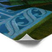 Stilleven voor een open raam van Juan Gris Poster (Hoek)