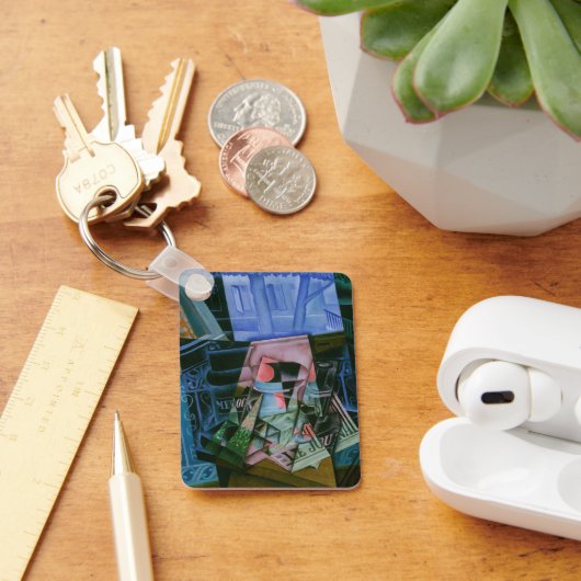 Stilleven voor een open raam van Juan Gris Sleutelhanger (Bureau)