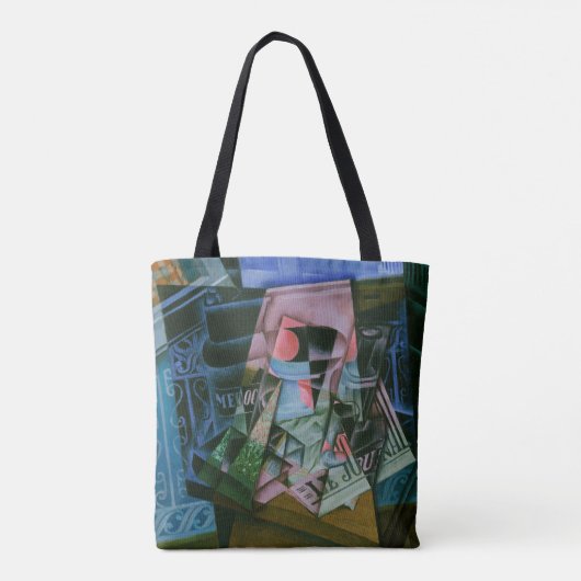 Stilleven voor een open raam van Juan Gris Tote Bag (Achterkant)