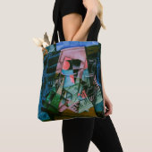 Stilleven voor een open raam van Juan Gris Tote Bag (Dichtbij)