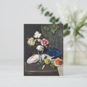 Stilleven vruchten en Rozen | George Leslie Hunter Briefkaart (Staand voorkant)