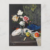 Stilleven vruchten en Rozen | George Leslie Hunter Briefkaart (Voorkant)