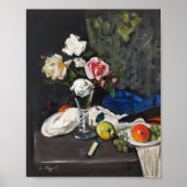 Stilleven vruchten en Rozen | George Leslie Hunter Poster (Voorkant)