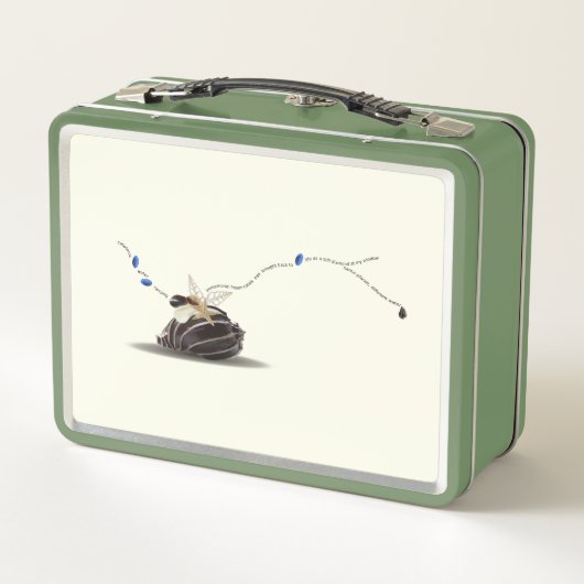 Stilleven zeeschelp gedicht kustkunstdoos (Achterkant)