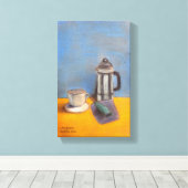 stillevens-verf canvas afdruk (Insitu (Houten vloer))