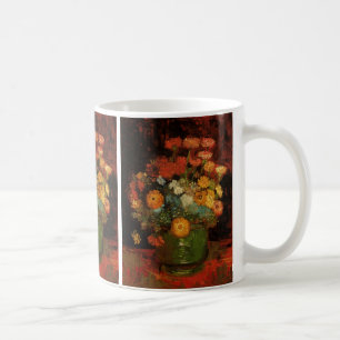 Stillevenvaas met Zinnias door Vincent van Gogh Koffiemok
