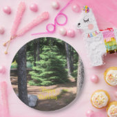 Stillheid in het bos papieren bordje (Feest)