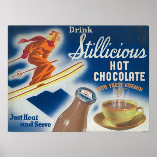 Stillicious Hot Chocolate Poster (Voorkant)