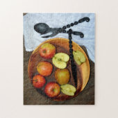 Stillleben mit Äpfel Legpuzzel (Verticaal)
