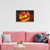 Stillleben mit Äpfeln Canvas Afdruk (Insitu (Woonkamer))