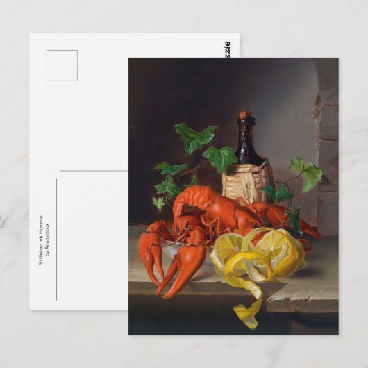 Stillleben mit Hummer van Anonymous Briefkaart (Voorkant / Achterkant)