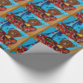 Stilllife Collage Kleurrijke Art Glossy Wrapping P Cadeaupapier (Hoek)