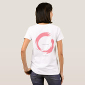 Stillness in Motion – Minimalist Ballerina & Enso T-shirt (Achterkant volledig)