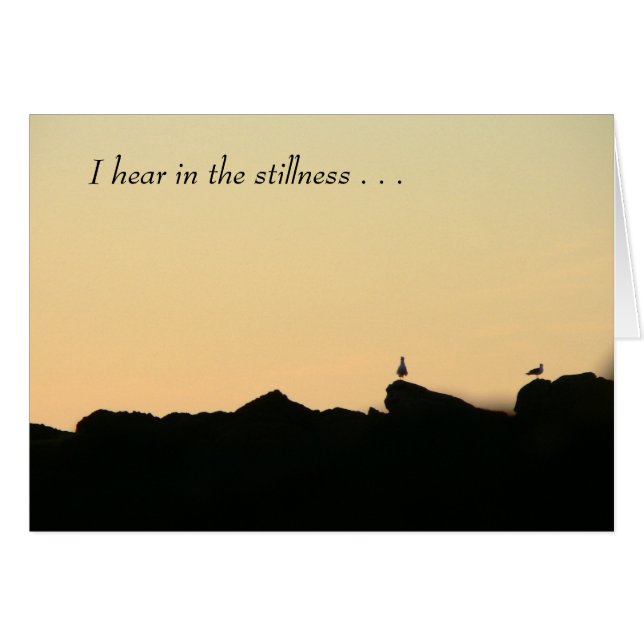 Stillness-kaart (Voorkant Horizontaal)