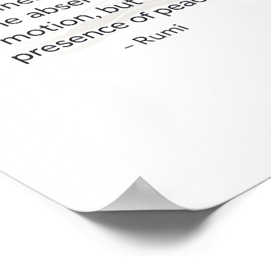 Stillness Quote Poster – Inspirational Peace Wall  (Hoek)