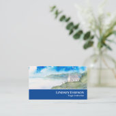 Stillness van de Waterverf van het landschap van h Visitekaartje (Staand voorkant)