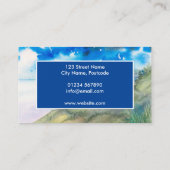 Stillness van de Waterverf van het landschap van h Visitekaartje (Achterkant)