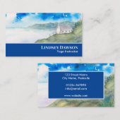 Stillness van de Waterverf van het landschap van h Visitekaartje (Voorkant / Achterkant)