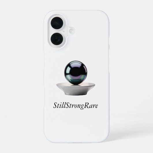 StillStrongRare Black Pearl Phone Case iPhone 16 Hoesje (Achterkant)
