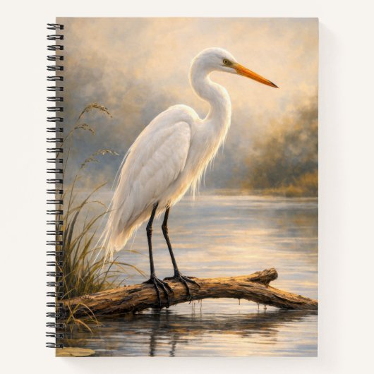 Stillwater Egret | Kustwildlife | Notitieboek (Voorkant)