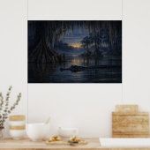 Stillwater Gator | Bayou Wildlife Art | Poster (Keuken)