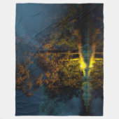 Stillwater (Herfst/Nacht) Fleece Deken (Voorkant)
