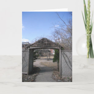 "Stillwater House Garden" Verjaardagskaart Kaart