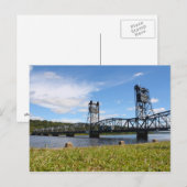 Stillwater Lift Bridge en Lawn Briefkaart (Voorkant / Achterkant)