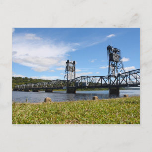 Stillwater Lift Bridge en Lawn Briefkaart