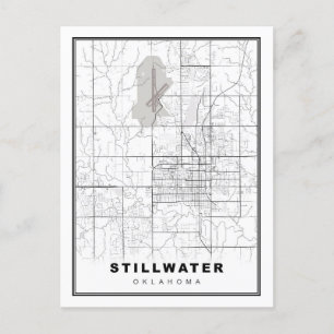 Stillwater Map Briefkaart