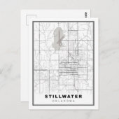 Stillwater Map Briefkaart (Voorkant / Achterkant)