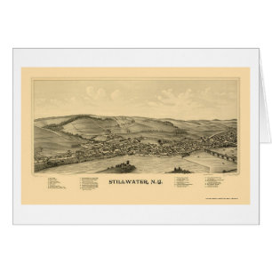 Stillwater, NY Panoramic Map - 1889