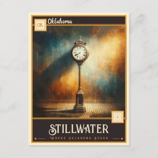 Stillwater, Oklahoma | Antiek Briefkaart (Voorkant)