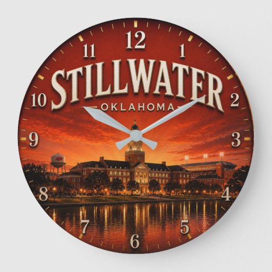 Stillwater Oklahoma college town  Grote Klok (Voorkant)