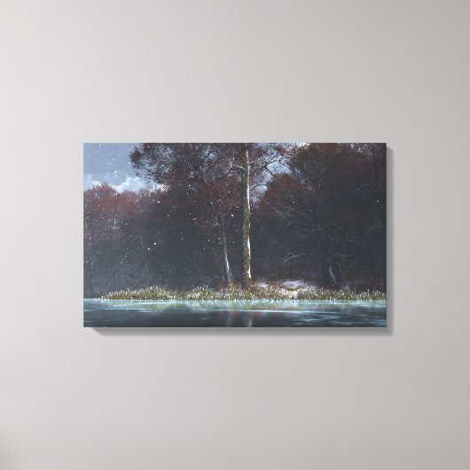 Stillwater (Winter) Canvas Afdruk (Voorkant)