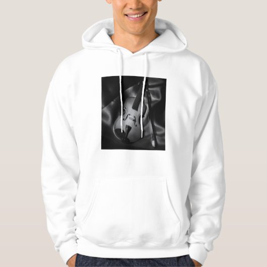 Stilstaand afbeelding van een viool hoodie (Voorkant)